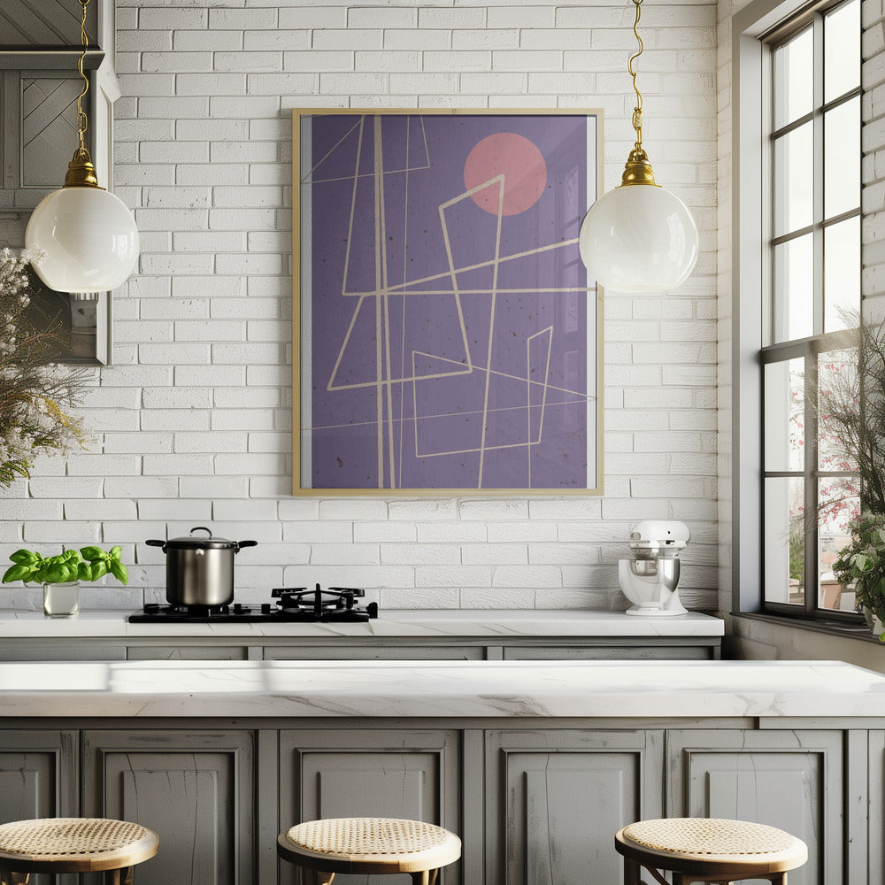 Angular Lines no 12 Poster